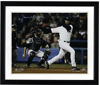 Bernie Williams New York Yankees Autographed 16" x 20" Hitting Photograph