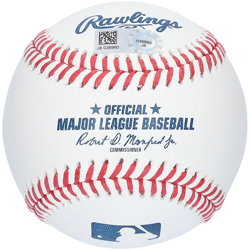 Baseball Rawlings autographié par Bernie Williams des Yankees de New York avec l'inscription « BERN BABY BERN »