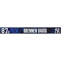 Brennen Davis, maillot numéro 87 bleu marine des Yankees de New York, émis par les joueurs lors de l'entraînement de printemps 2025 de la MLB