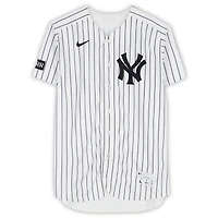 Brent Headrick New York Yankees Game-Used #42 White Pinstripe Jersey vs. Los Angeles Angels on April 15, 2026 - Jackie Robinson Day