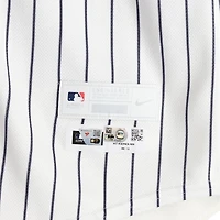 Brent Headrick New York Yankees Game-Used #42 White Pinstripe Jersey vs. Los Angeles Angels on April 15, 2026 - Jackie Robinson Day