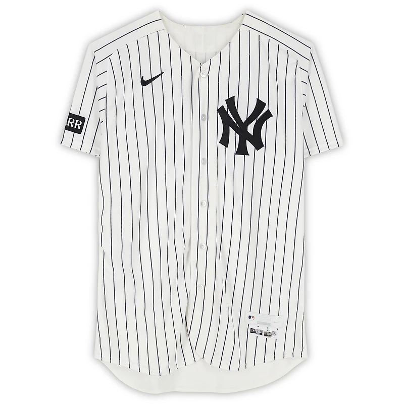 Brent Headrick New York Yankees Game-Used #47 White Pinstripe Jersey vs. Miami Marlins on April 3, 2026