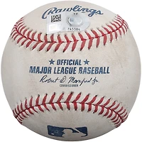 Cam Schlittler New York Yankees Autographed Game-Used Pitched Baseball vs. Boston Red Sox on October 2, 2025 with "8 IP 0 ER 12K 10/2/25" Inscription