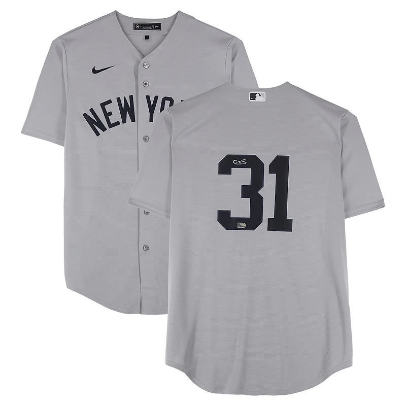 Cam Schlittler New York Yankees Autographed Gray Nike Replica Jersey