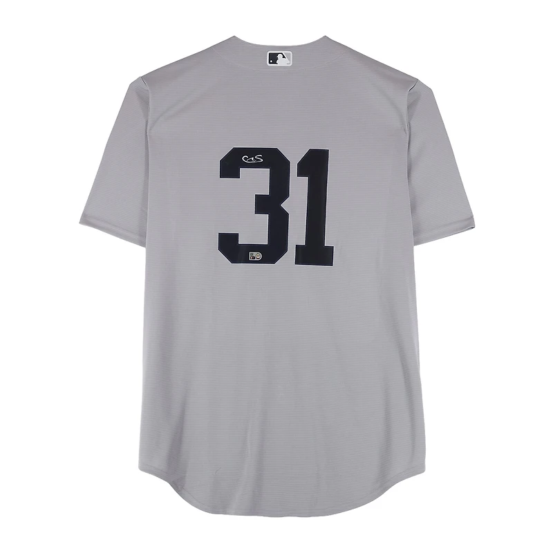 Cam Schlittler New York Yankees Autographed Gray Nike Replica Jersey