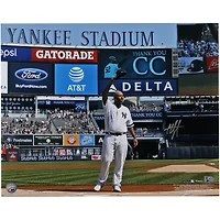 Photo dédicacée de la casquette de CC Sabathia, joueur des Yankees de New York (40,6 x 50,8 cm).