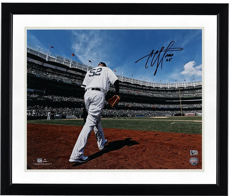 CC Sabathia New York Yankees Autographed 16" x 20" Running out of the Dugout Photograph with "HOF 25" Inscription