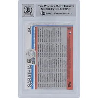 CC Sabathia New York Yankees Autographed 2019 Topps Update #US5 Beckett Fanatics Witnessed Authenticated 9/10 Card with "HOF 25" Inscription