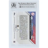 Carte autographiée de CC Sabathia, des Yankees de New York, collection Topps Now National HOF 2024, promotion 1925, n° OS-15, authentifiée par Beckett Fanatics Witnessed, avec inscription « HOF 25 ».