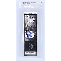 CC Sabathia New York Yankees Autographed Beckett Fanatics Witnessed Authenticated Ticket from June 17, 2018