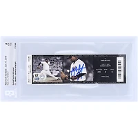 CC Sabathia New York Yankees Autographed Beckett Fanatics Witnessed Authenticated Ticket from June 17, 2018