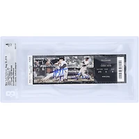 CC Sabathia New York Yankees Autographed Career Win 245 Beckett Fanatics Witnessed Authenticated Ticket from August 12, 2018 with "Career Win #245" Inscription