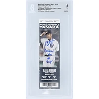 Billet authentifié par Beckett Fanatics Witnessed, daté du 6 mai 2019, avec la mention « Victoire en carrière n° 248 » et autographié par CC Sabathia des Yankees de New York.