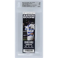 Billet authentifié 9/10 du 18 septembre 2019 avec l'inscription « Dernier match au Yankee Stadium » autographié par CC Sabathia des Yankees de New York. Les fans de Beckett ont été témoins du dernier match au Yankee Stadium.