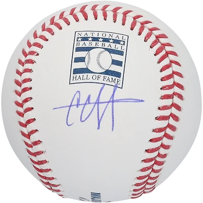 CC Sabathia New York Yankees Autographed Hall of Fame Logo Baseball