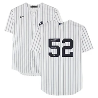 CC Sabathia New York Yankees Autographed Nike White Replica Jersey with "HOF 25" Inscription