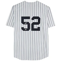 CC Sabathia New York Yankees Autographed White Pinstripe Nike Cooperstown Collection Replica Jersey