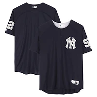 Maillot bleu marine n° 52 des Yankees de New York de CC Sabathia, saison 2018 de la MLB