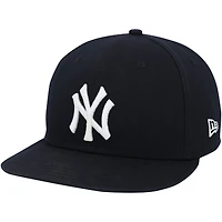 Clarke Schmidt New York Yankees Player-Worn Navy New Era Cap vs. Los Angeles Dodgers on October 30, 2024 - World Series Game 5