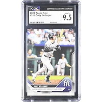 Carte Topps Now Slugger 2025 de Cody Bellinger, Yankees de New York : 1 000e coup sûr en carrière lors d'une victoire à l'extérieur (n° 286), authentifiée CGC 9.5.