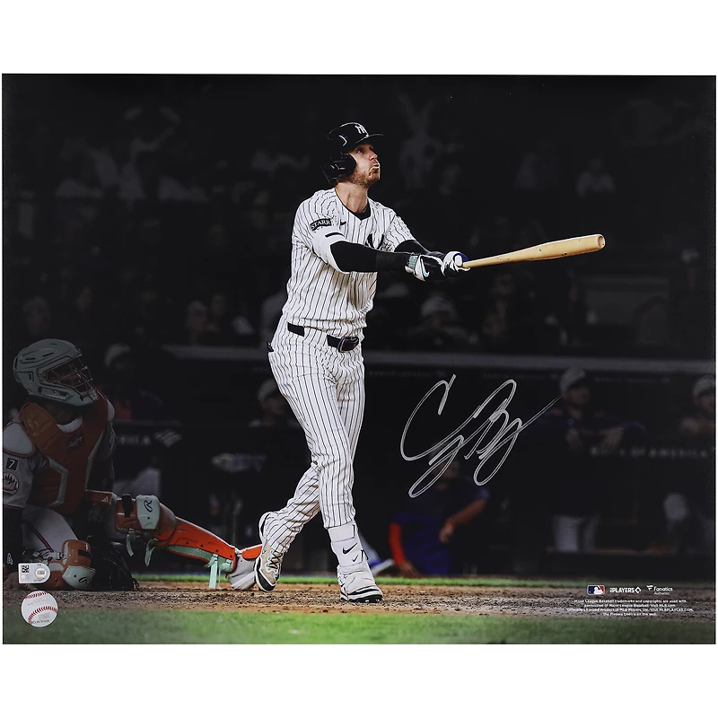 Cody Bellinger New York Yankees Autographed 16" x 20" Subway Series Game Slam Home Run Spotlight Photograph