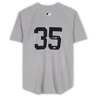 Maillot Nike gris dédicacé par Cody Bellinger des Yankees de New York, numéro 35, numéro 45740, numéro 2, numéro AUTJERBSB, numéro 2, V106832