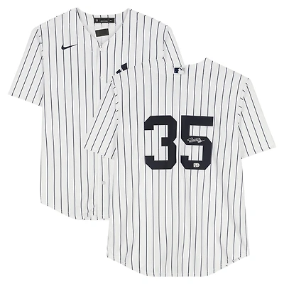 Maillot Nike blanc autographié par Cody Bellinger des Yankees de New York, réplique, numéro 35, AUT BB, V106832, 45740, AUTJERBSB, JRSYBE0286