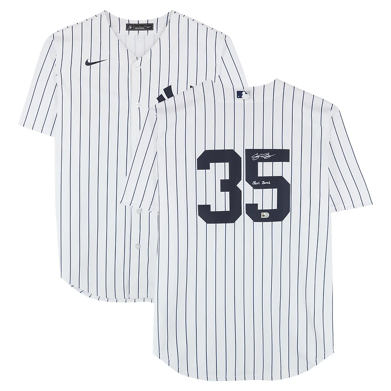 Cody Bellinger New York Yankees White Nike Replica Jersey with "Belli Bombs" Inscription