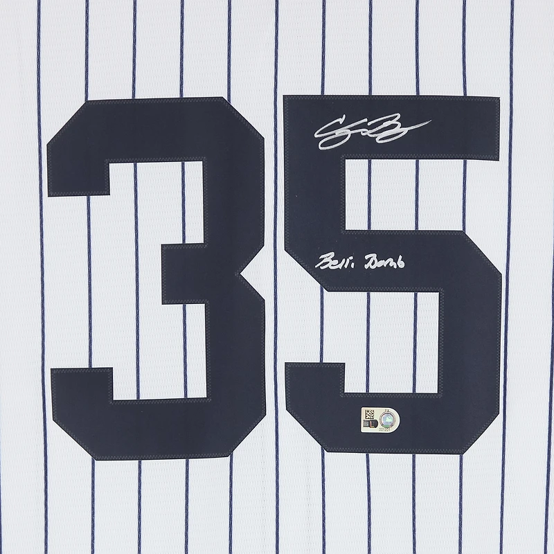 Cody Bellinger New York Yankees White Nike Replica Jersey with "Belli Bombs" Inscription 