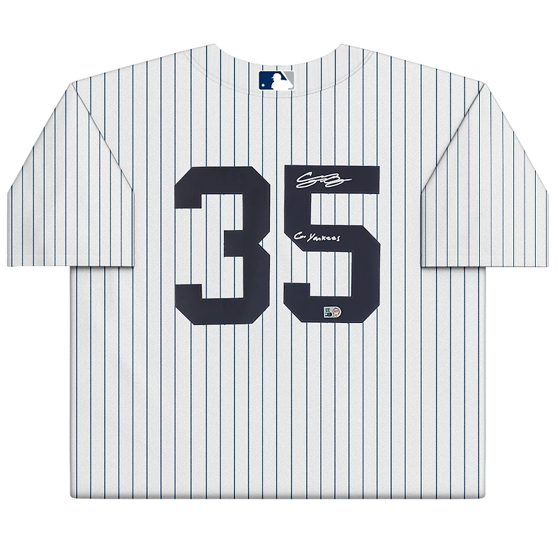 Cody Bellinger New York Yankees White Nike Replica Jersey with "Go Yankees" Inscription 