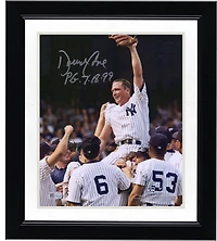 David Cone New York Yankees Autographed 8" x 10" Carried off Field Photograph with "P.G. 7-18-99" Inscription