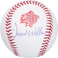 Logo autographié par David Wells des Yankees de New York pour la Série mondiale de 1998