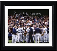 David Wells New York Yankees Autographed 8" x 10" Perfect Game Carry Off Photograph with "PG 5-17-98" Inscription