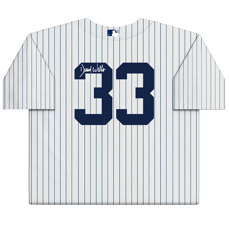 Maillot Nike blanc dédicacé par David Wells des Yankees de New York