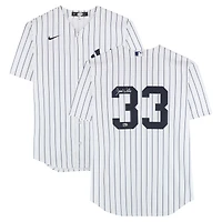 Maillot Nike blanc dédicacé par David Wells des Yankees de New York