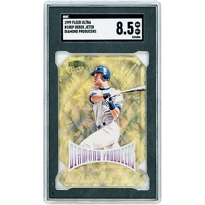 Derek Jeter New York Yankees 1999 Fleer Ultra #10DP SGC Authenticated 8.5 Card