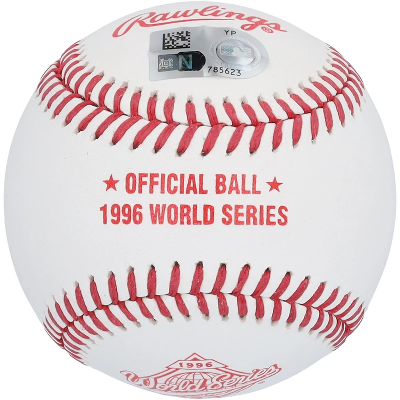 Derek Jeter New York Yankees Autographed 1996 World Series Logo Baseball