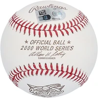 Derek Jeter New York Yankees Autographed 2000 World Series Logo Baseball