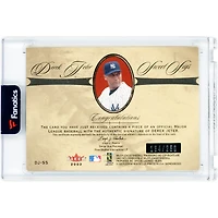Carte autographiée de Derek Jeter (New York Yankees) - Fleer Showcase Sweet Sigs 2003 #DJ-SS #134/250