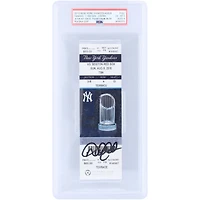Derek Jeter New York Yankees Autographed 2,874th Hit to Pass Babe Ruth on the All-Time Hits List PSA Authenticated / Ticket from August 8