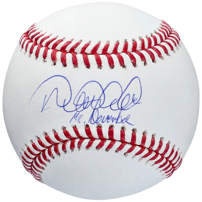 Derek Jeter New York Yankees Autographed Baseball with "Mr. November" Inscription