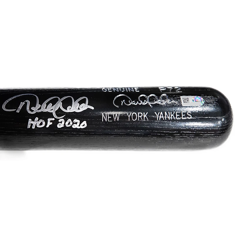 Derek Jeter New York Yankees Autographed Game Model Black Bat with "HOF 2020" Inscription