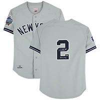 Derek Jeter New York Yankees Autographed Gray Mitchell & Ness 1998 Authentic Jersey with "98 WS Champs" Inscription