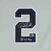 Derek Jeter New York Yankees Autographed Gray Mitchell & Ness 1998 Authentic Jersey with "98 WS Champs" Inscription