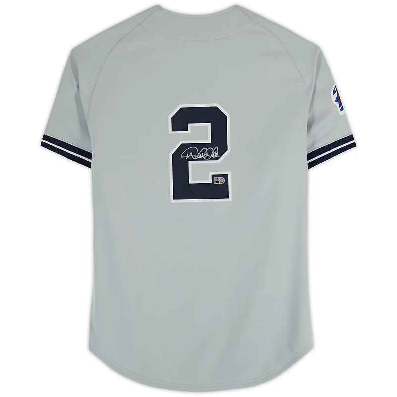 Derek Jeter New York Yankees Autographed Gray Mitchell & Ness 1998 Authentic Jersey