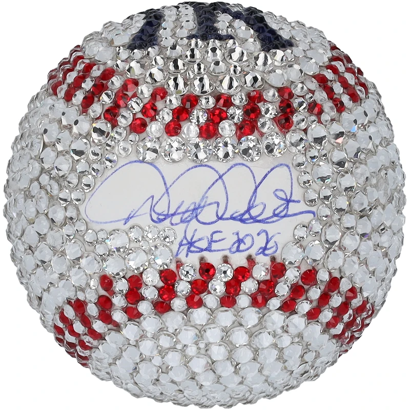 Derek Jeter New York Yankees Autographed Swarovski Crystal Baseball with "HOF 2020" Inscription - Art by Rock On Sports