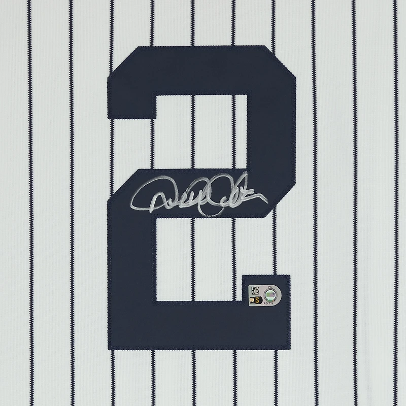 Derek Jeter New York Yankees Autographed White Mitchell & Ness 2013 Authentic Jersey 