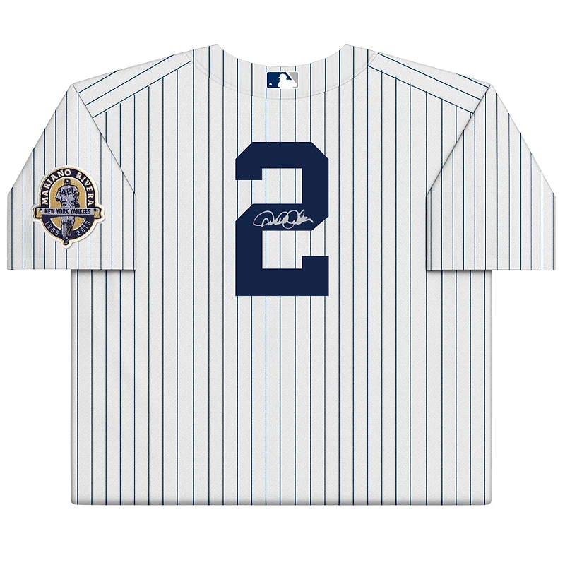 Derek Jeter New York Yankees Autographed White Mitchell & Ness 2013 Authentic Jersey