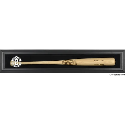 Derek Jeter New York Yankees Black Framed Wall-Mounted #2 Logo Bat Display Case