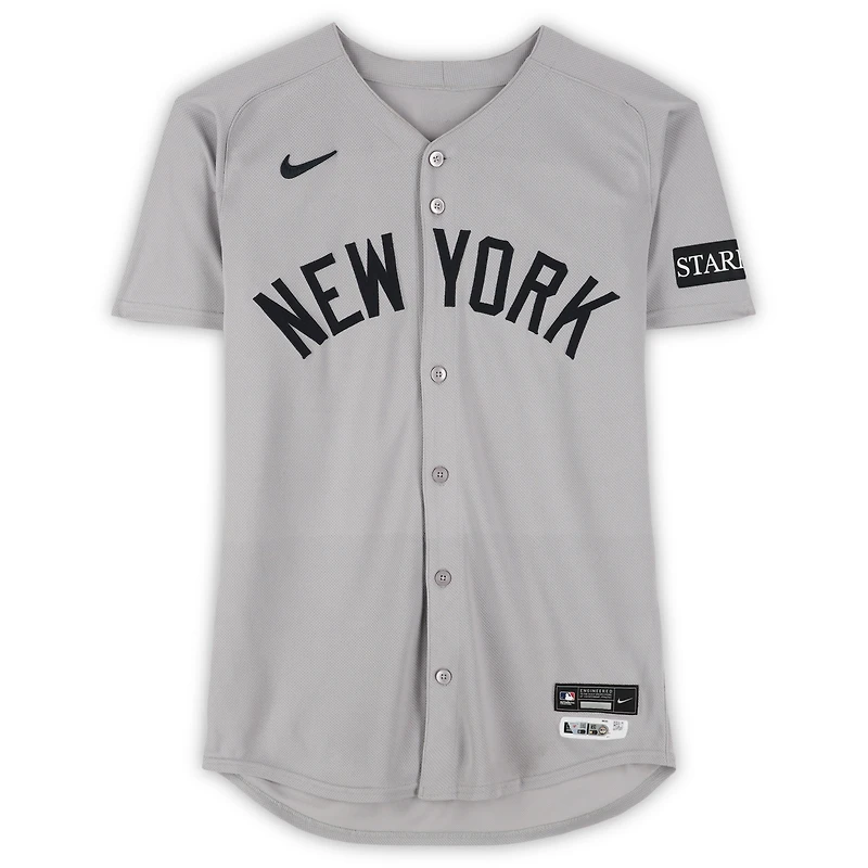 Devin Williams New York Yankees Player-Worn #38 Gray Nike Jersey vs. Cleveland Guardians on April 23, 2025